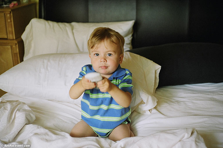 Ryan and the fan remote control.