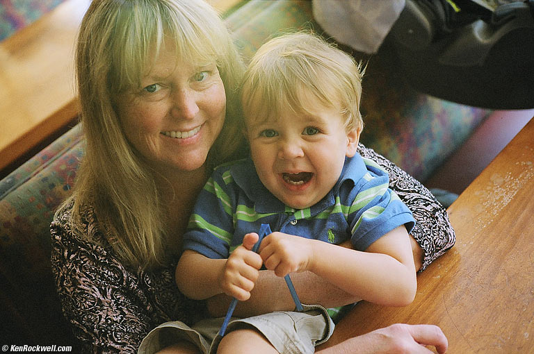 Mom and Ryan at El Torito