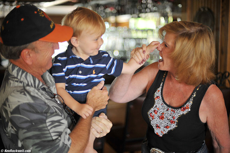 Grabbing Noni's Nose