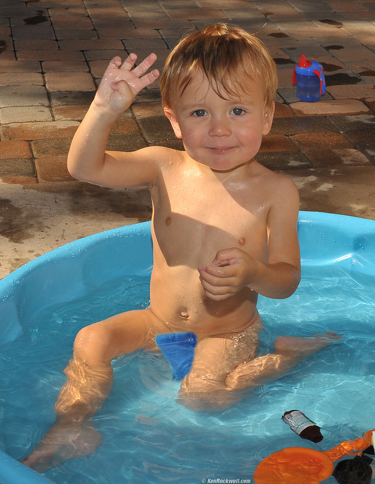 Ryan in the Pool