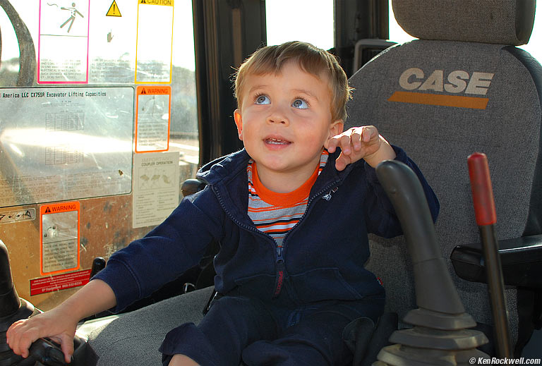 Ryan working construction