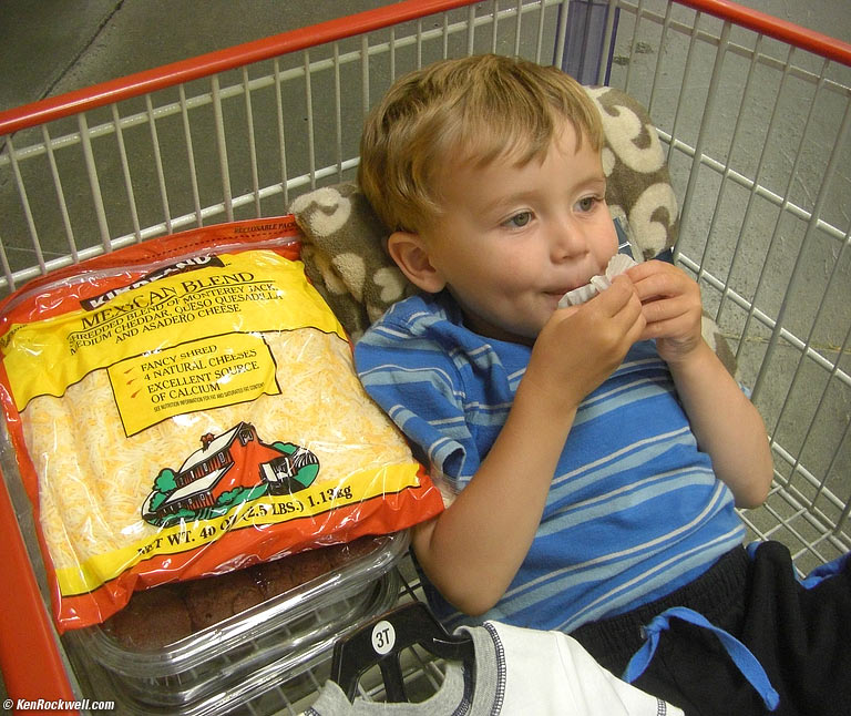 Ryan shiopping at Costco