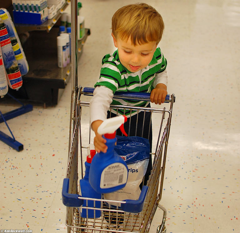 Ryan shopping at Petco