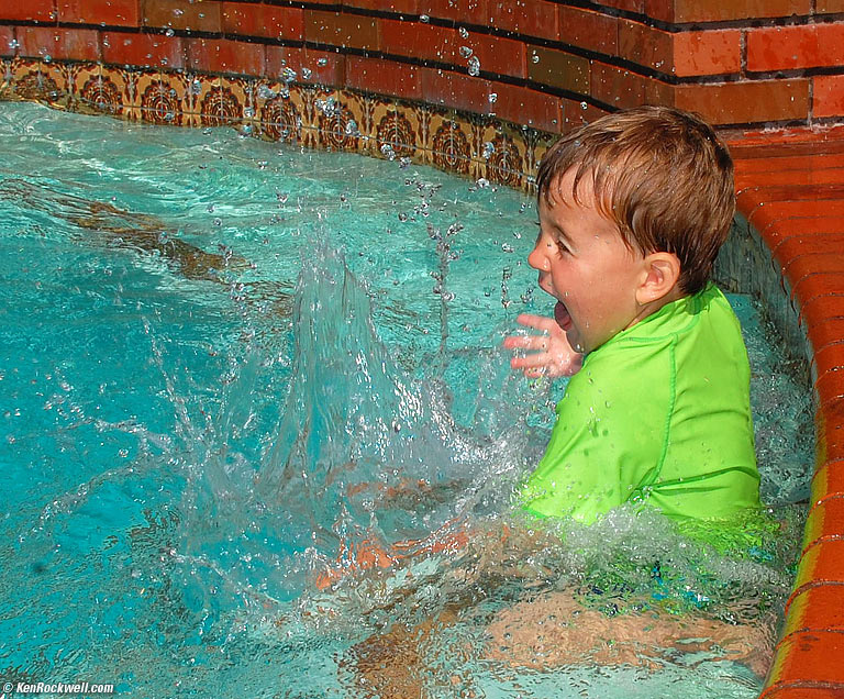 Ryan in Noni's Pool