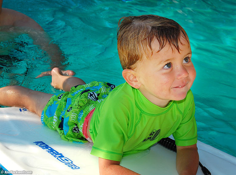 Ryan on Boogie board