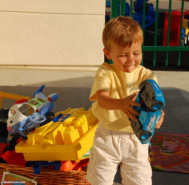 Ryan and the Dinoco Car