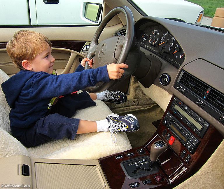 Ryan cleaning the pool with Pops