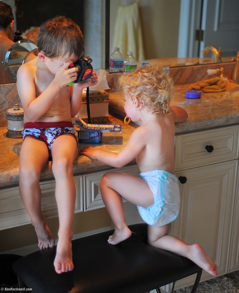 Ryan takes a picture of Katie.