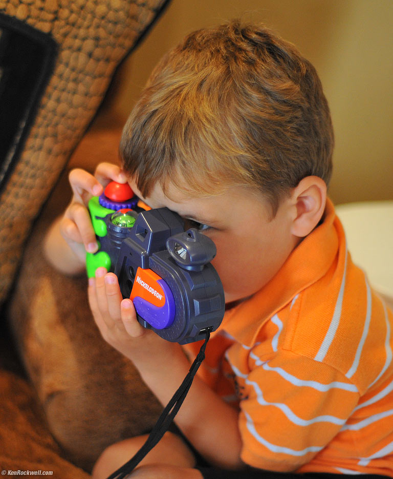 Ryan and the Nickelodeon Photo Blaster. 