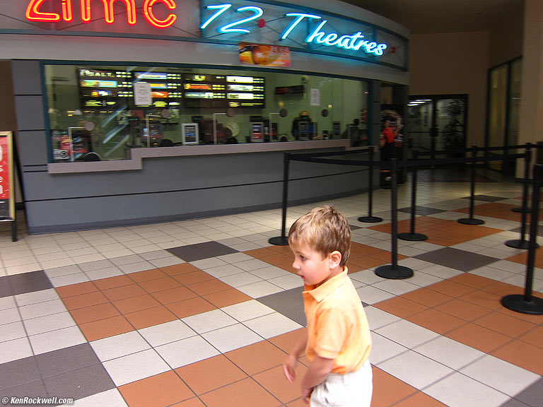 Ryan at the movie theater. 