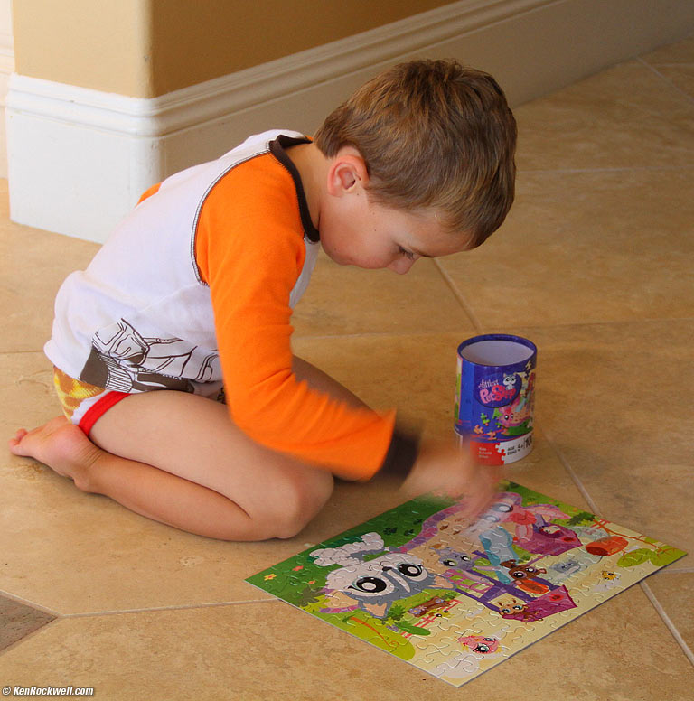 Ryan and the 5-year-old's Puzzle