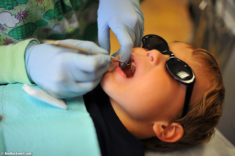 Ryan gets his teeth cleaned