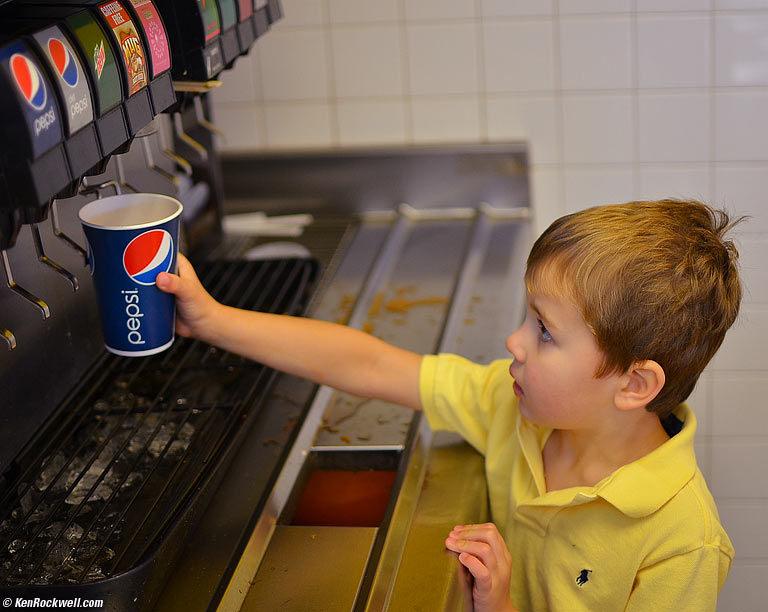 Ryan at Burger TIme. 