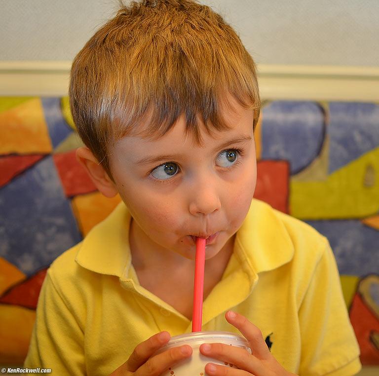 After Burger Time, a shake at Burger King.