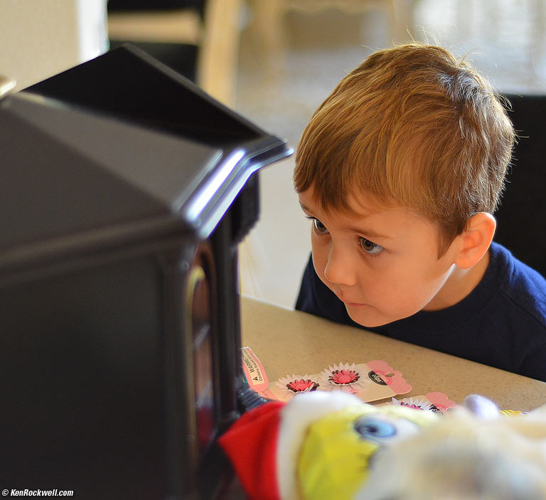 Ryan intently enjoys The Nutcracker Suite.