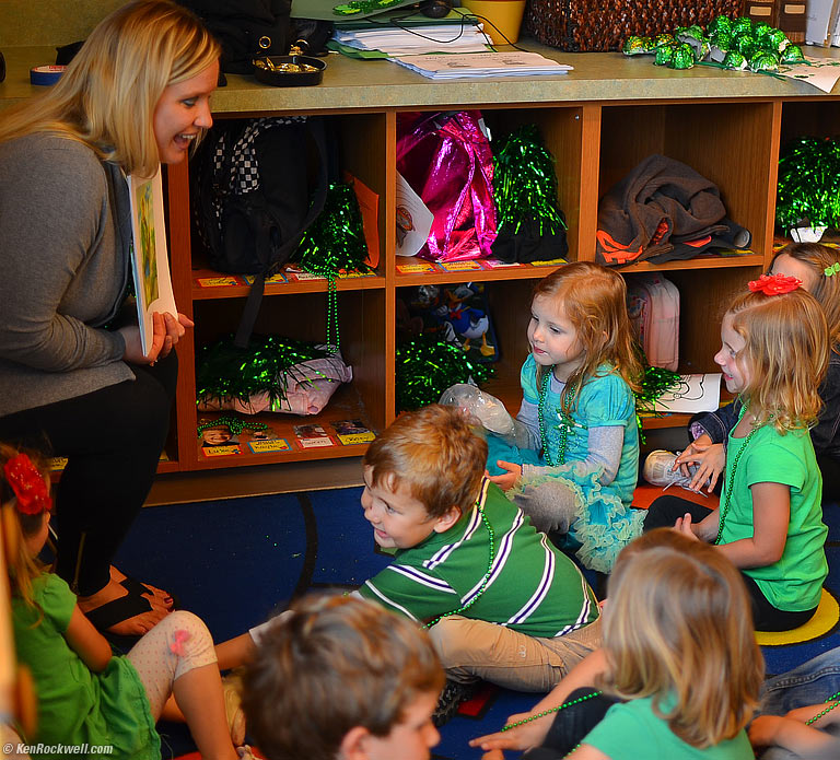 Ryan kidding at story time