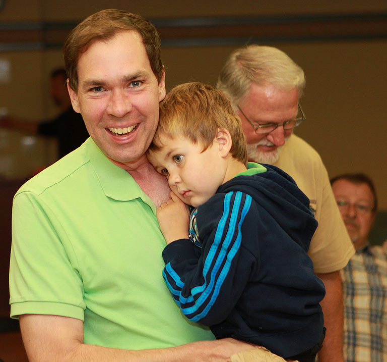 Ryan kidding at story time