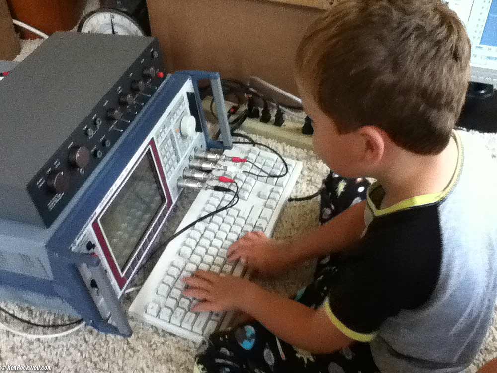 Ryan makes some audio measurements of an Apt Preamp in a friend's lab on a Rohde & Schwarz UPL.