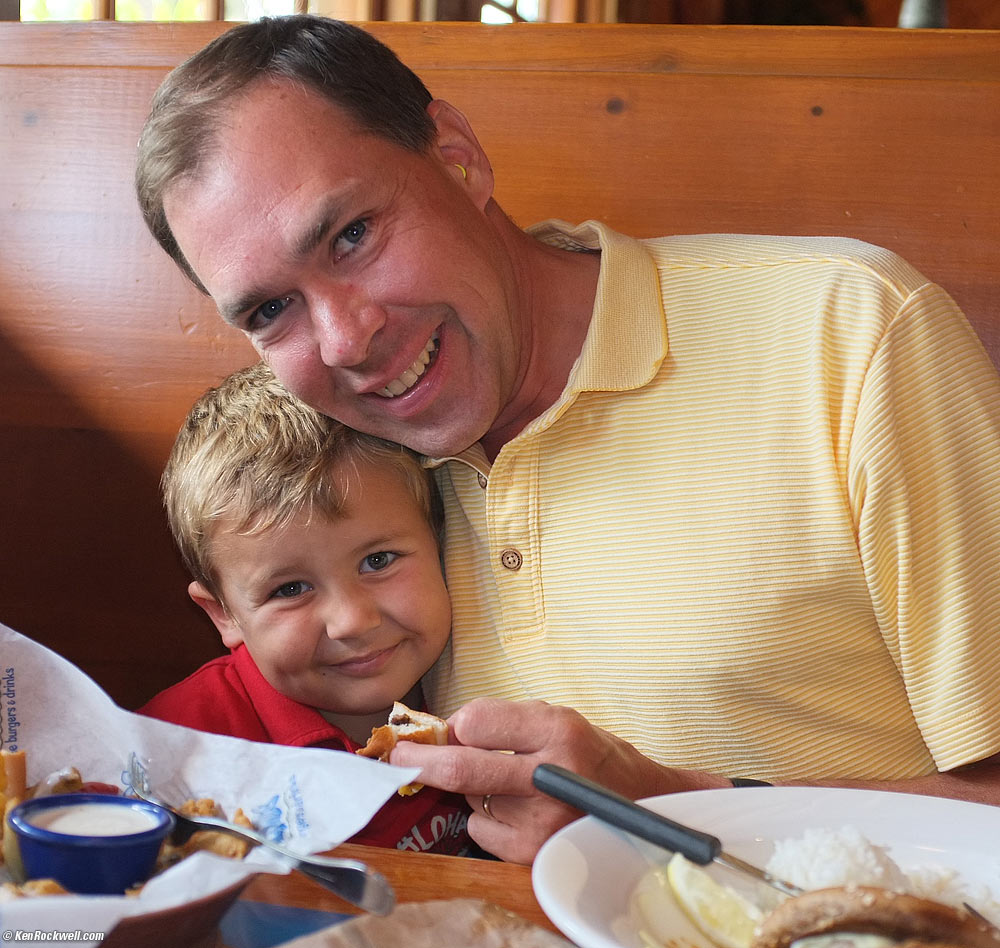 Ryan and Dada at Islands.