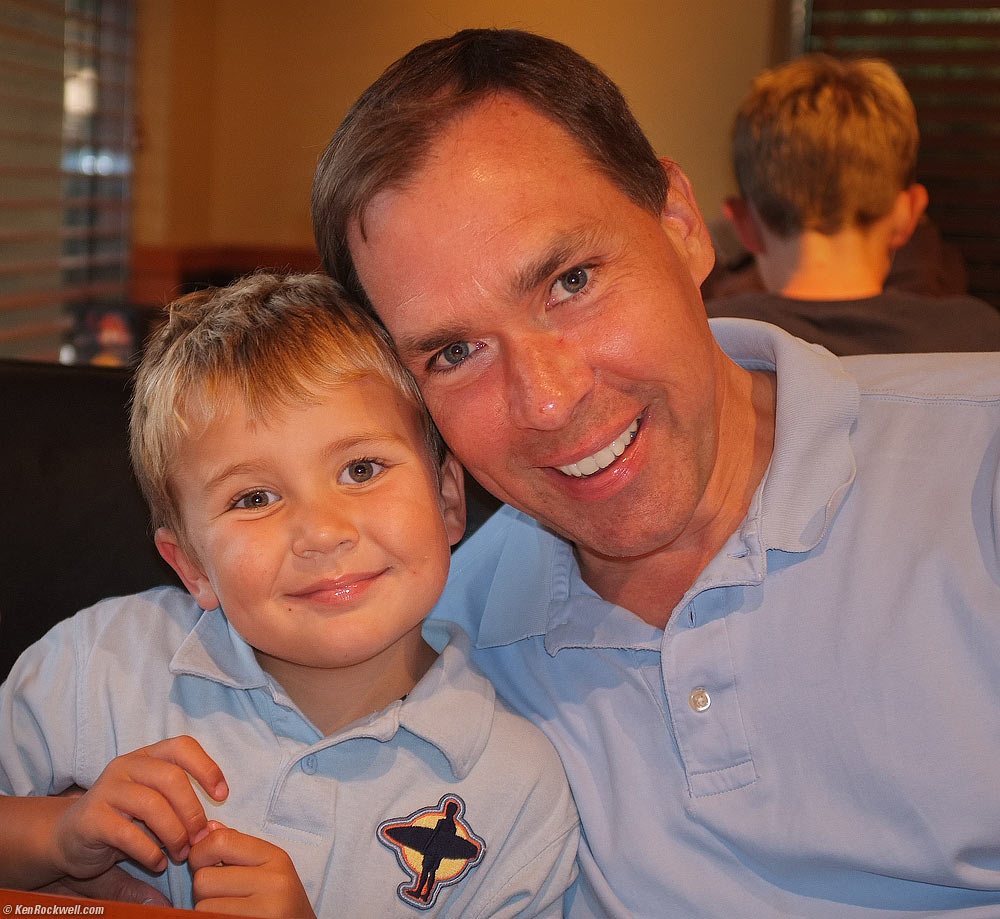 Ryan and Dada at CPK, Solana Beach