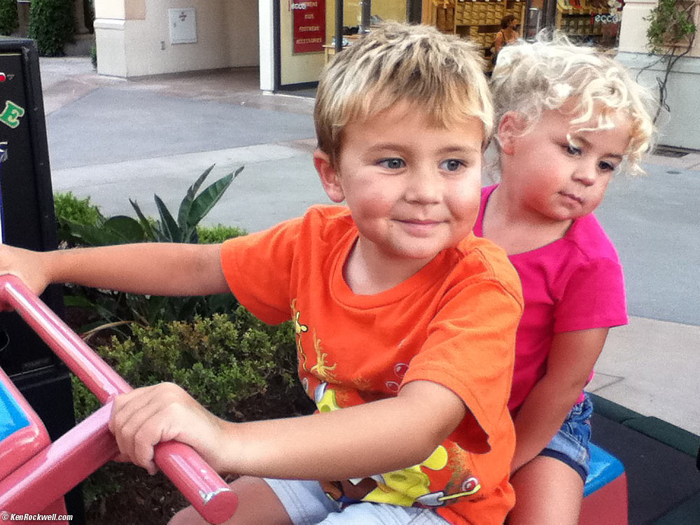 Ryan and Katie at the mall