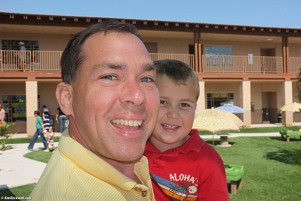 Dada and Ryan at school