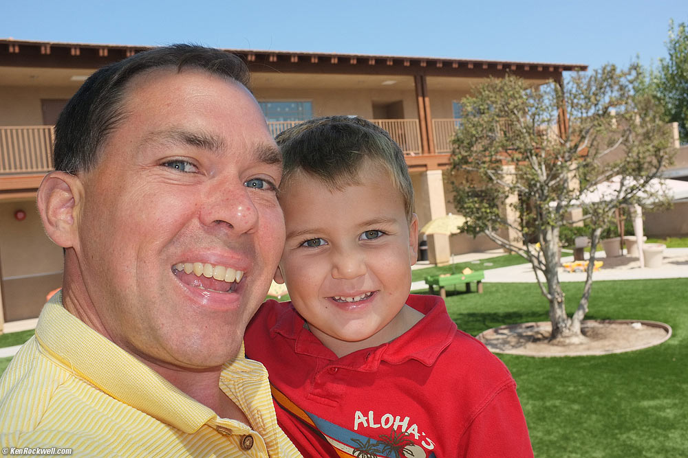 Dada and Ryan at school