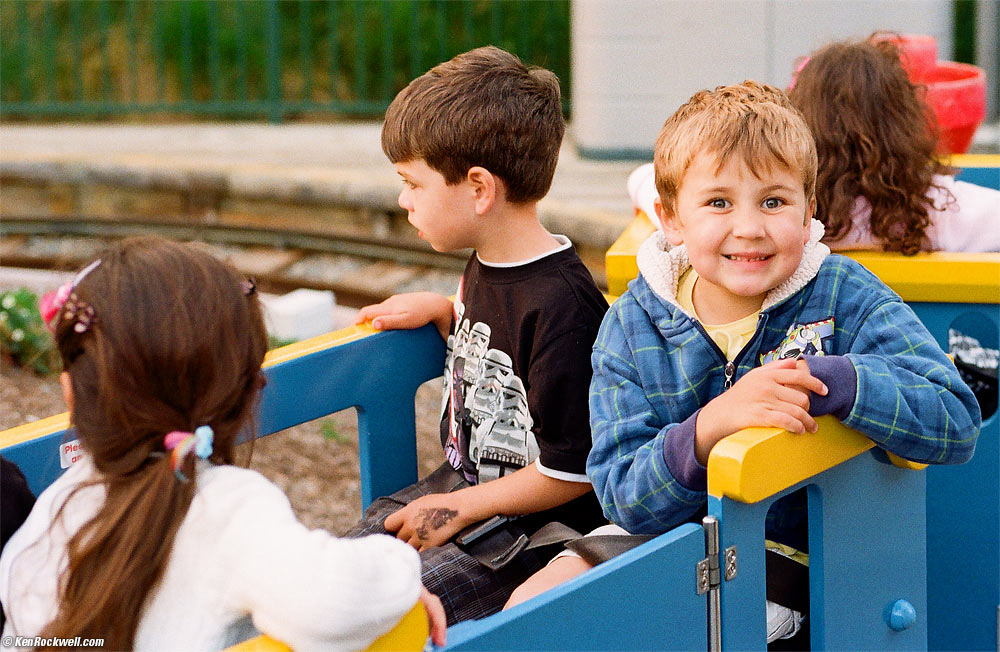 Ryan meets some freinds from his water school on the train