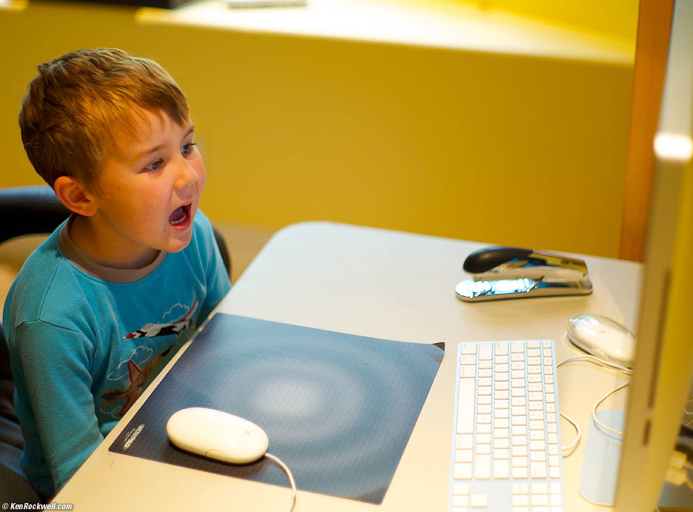 Ryan on Mom's Computer