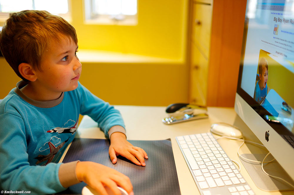 Ryan on Mom's Computer