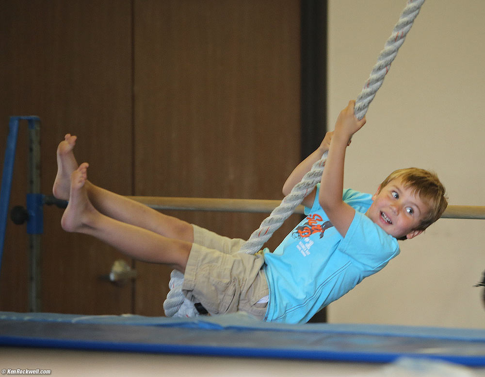 Swinging like a monkey