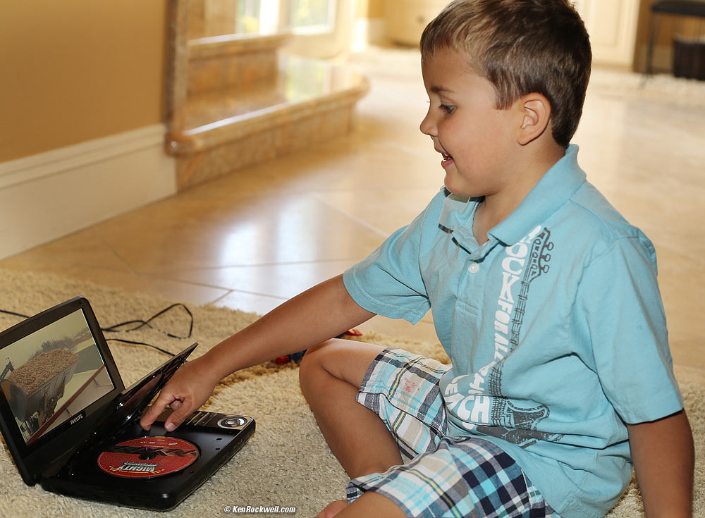 Ryan defeats a DVD player's safety interlock.