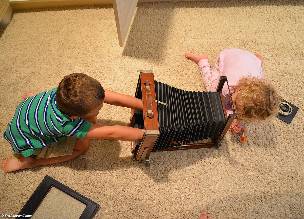Ryan, Katie and the Gundlach 8x10" camera.