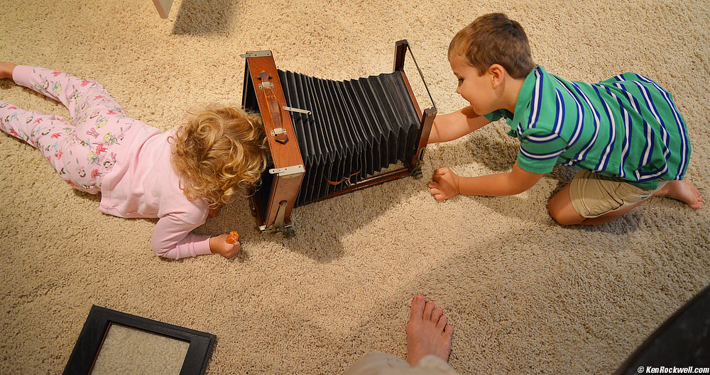 Ryan, Katie and the Gundlach 8x10" camera.