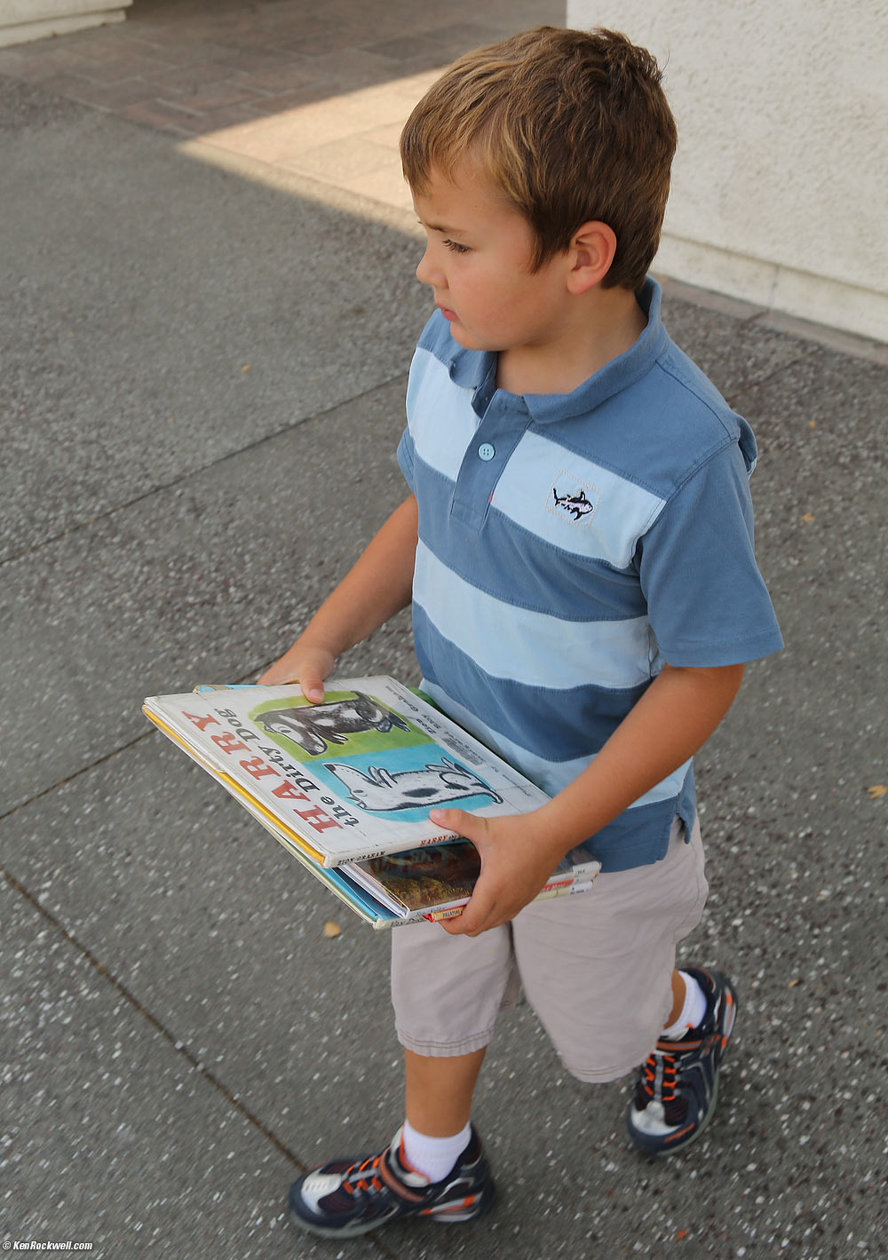 Ryan and Dada in what Katie calls "Dada's Radio Room."