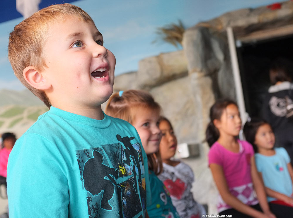Ryan at the aquarium