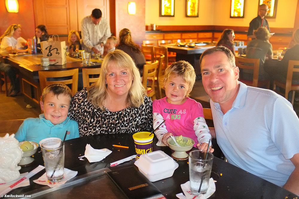 Family at Benihana