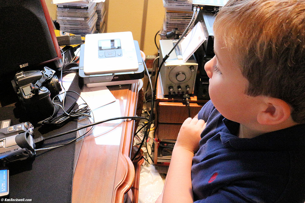 Ryan in Dada's laboratory