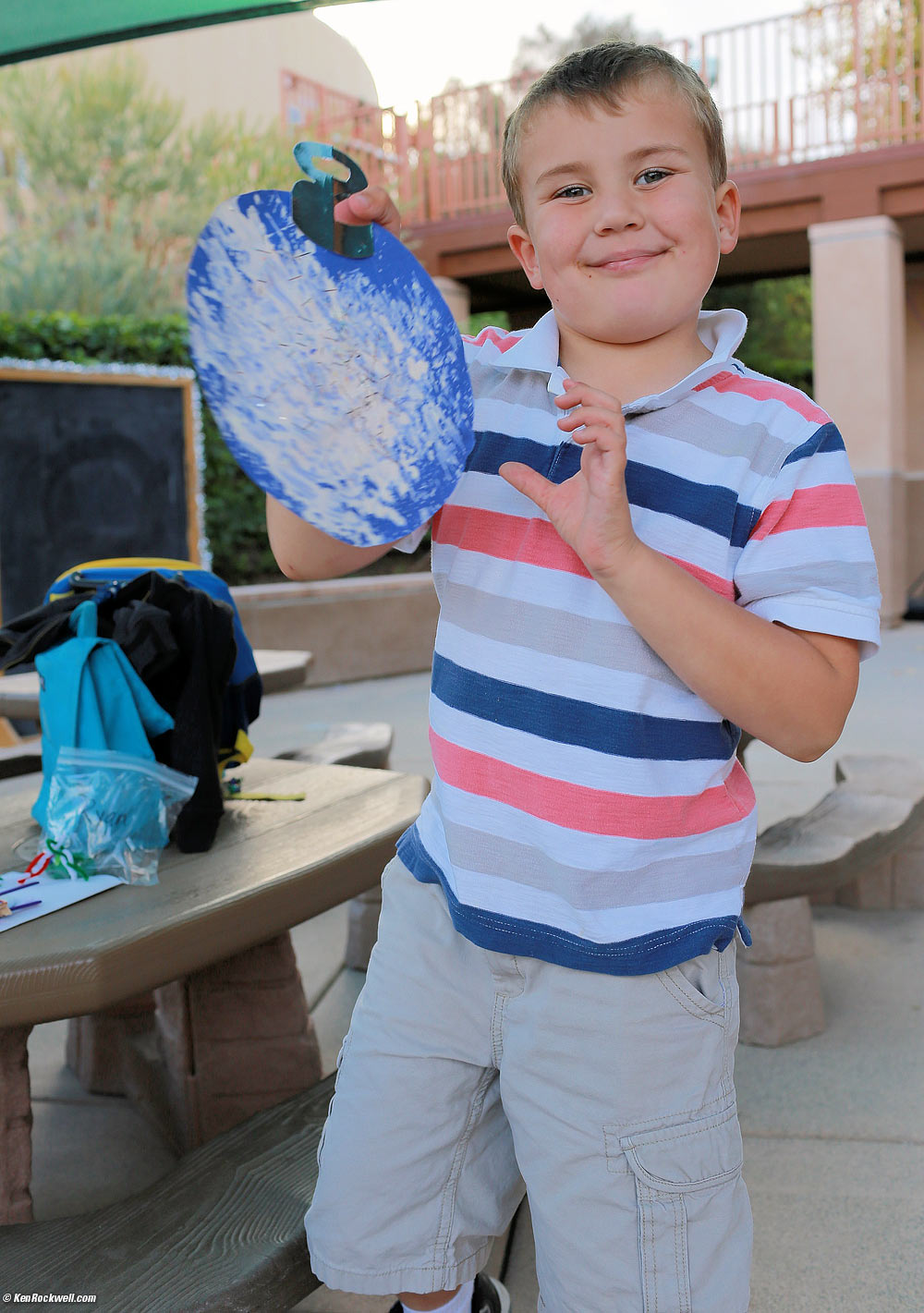 Ryan with his new Christmas ornament