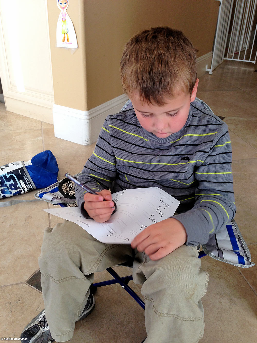 Ryan's "DID YOU KNOW I LIKE HAPPY" Word Game.