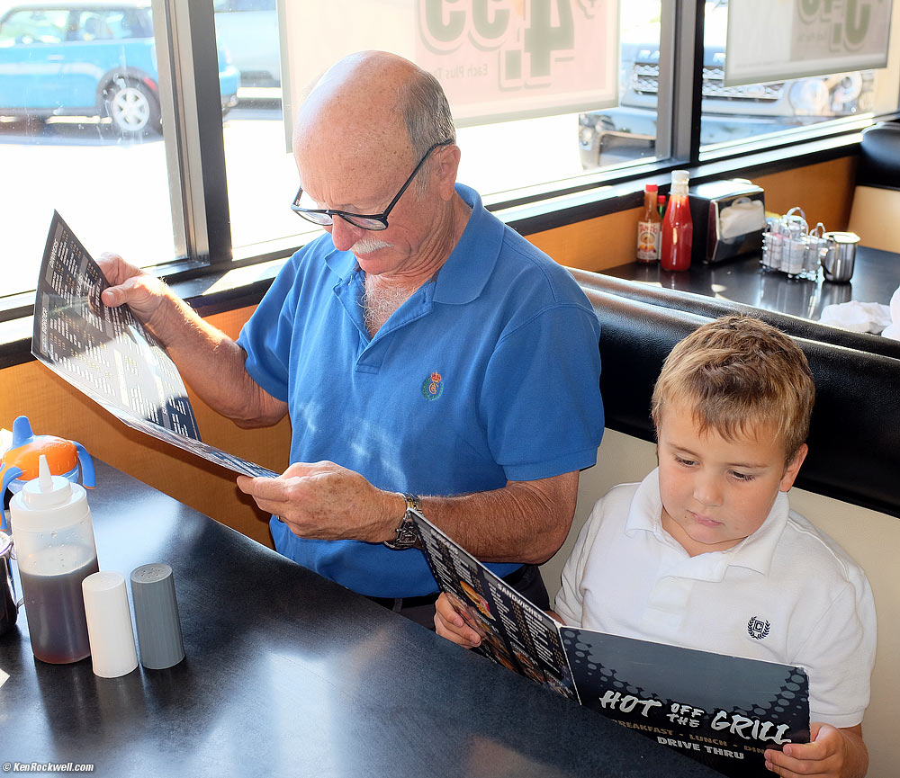 Dada and Ryan on the Safari ride