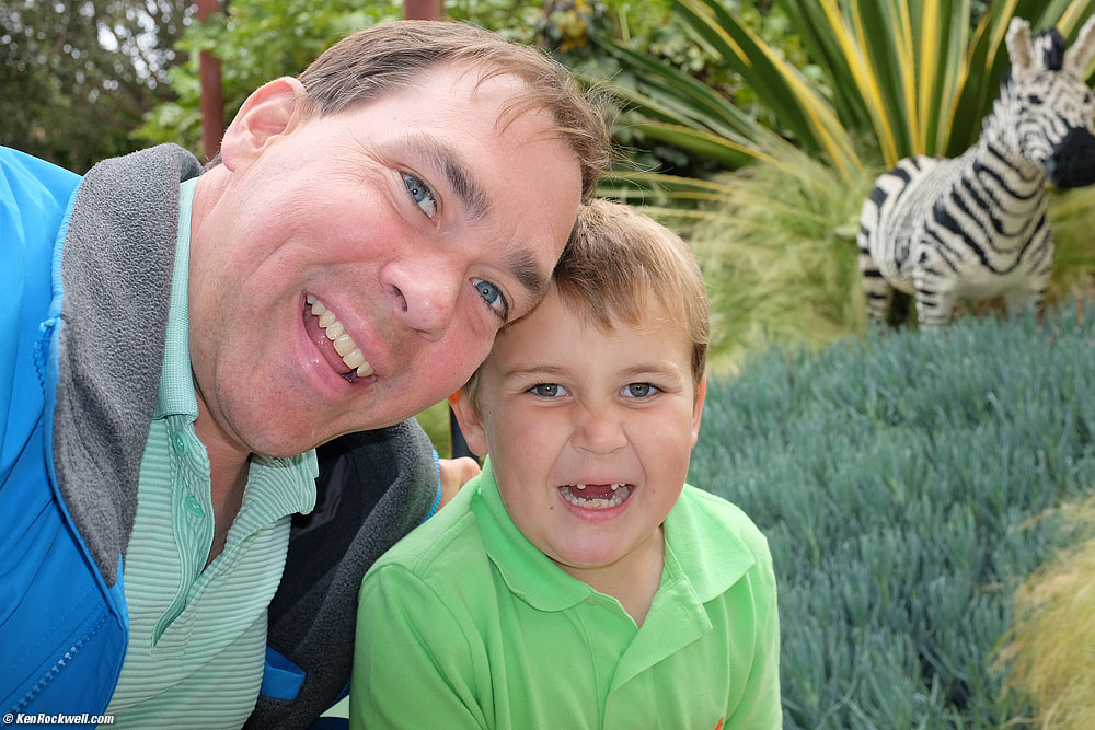 Dada and Ryan on the Safari ride