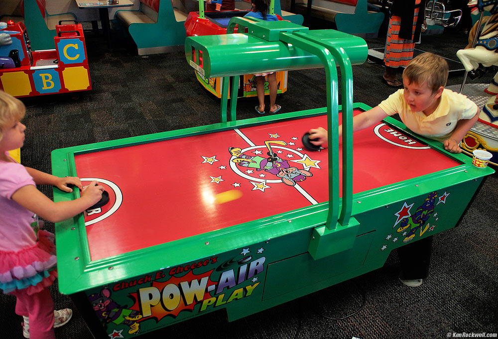 Ryan plays Air Hockey 27 May 2013