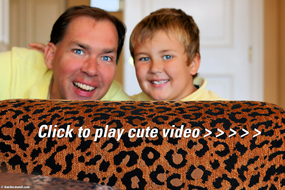 Ryan takes his picture with Dada's camera