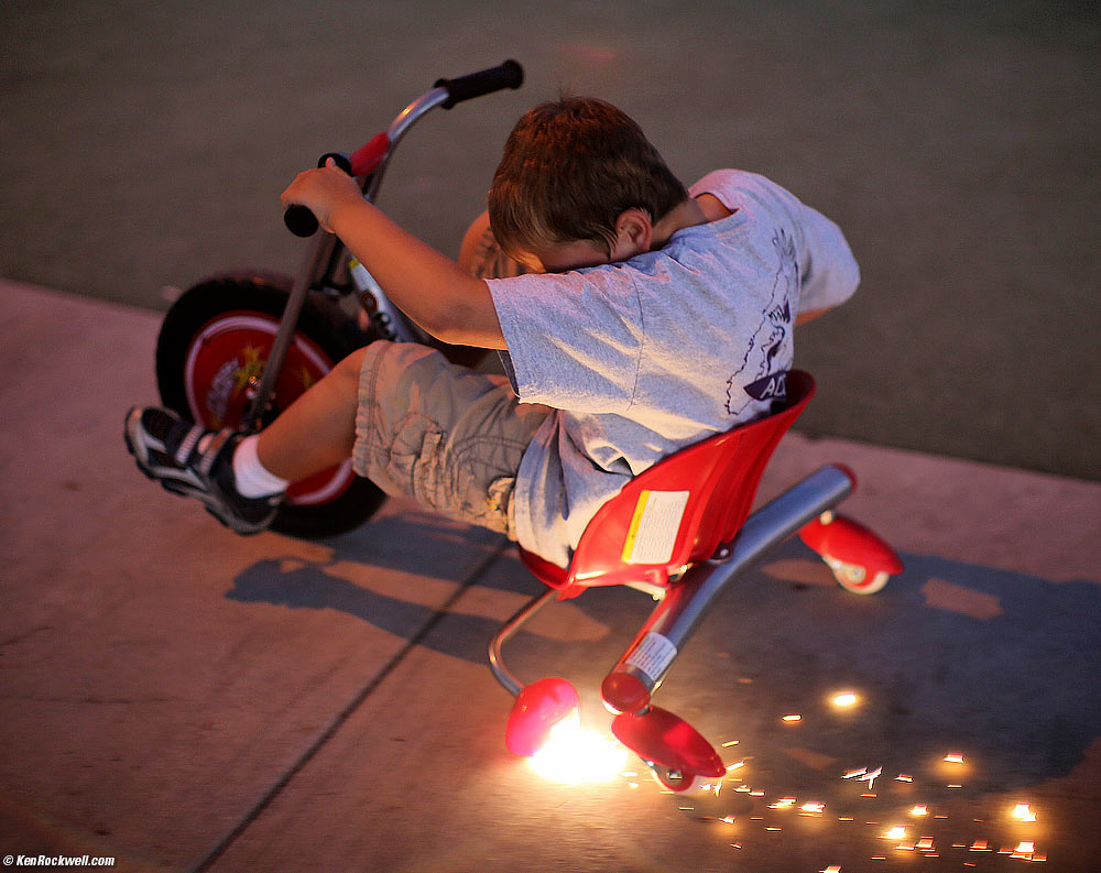Ryan washing his hands at Tip Top Meats