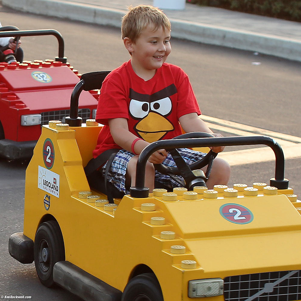 Ryan drives the Volvo.