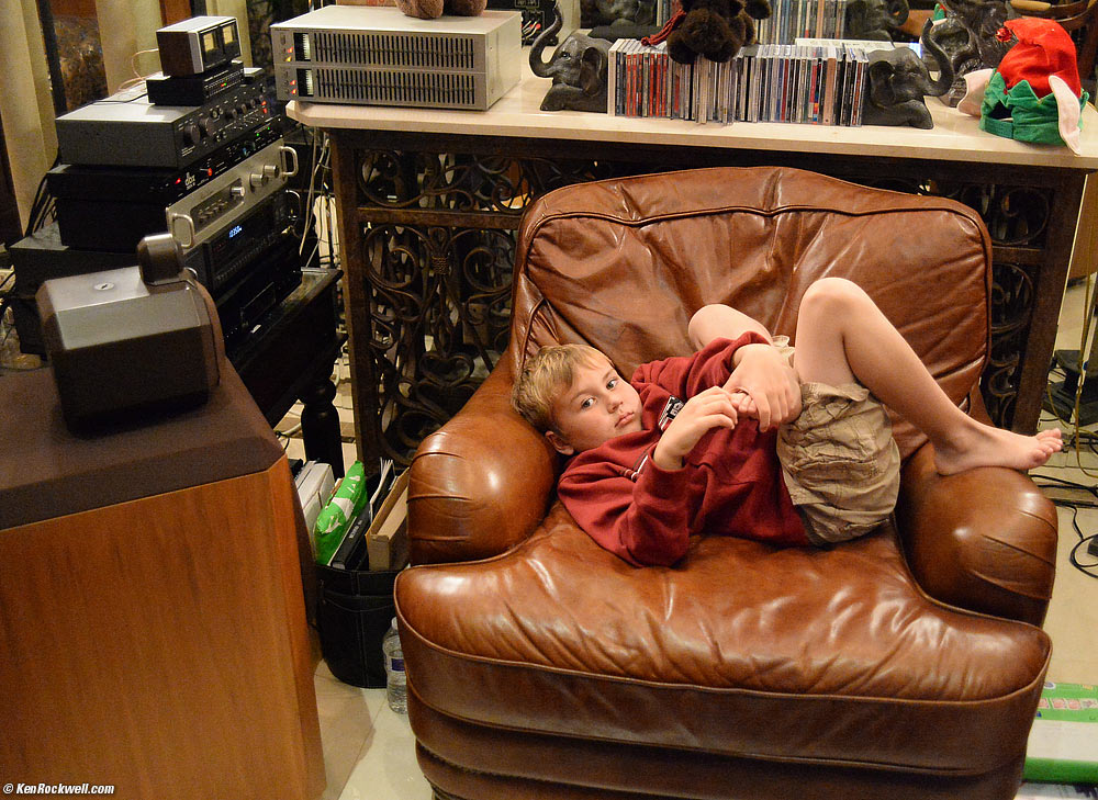 Ryan in Dada's Radio Room