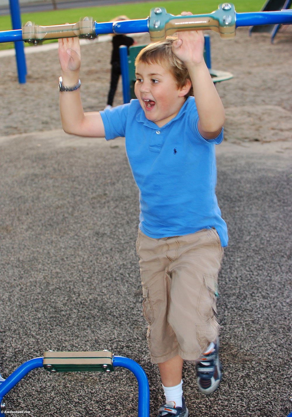 Ryan on the crazy climber.