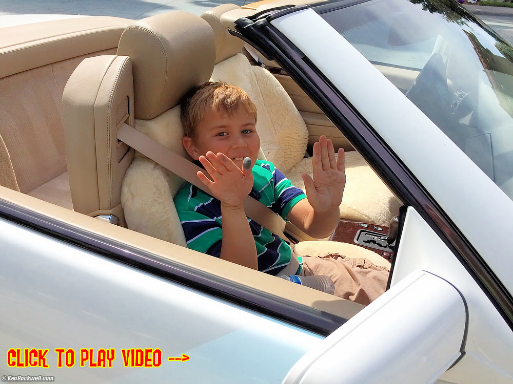 Ryan's first SL500 Converible ride