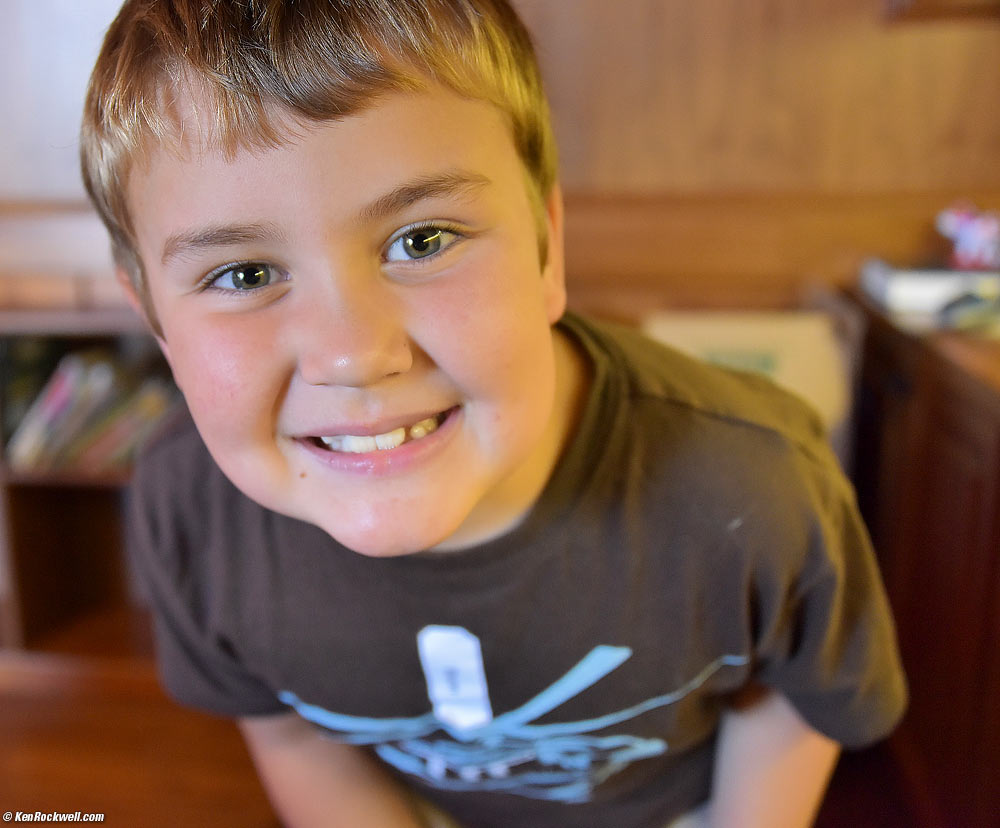 Ryan visits Dad in his office and says "take my picture." 